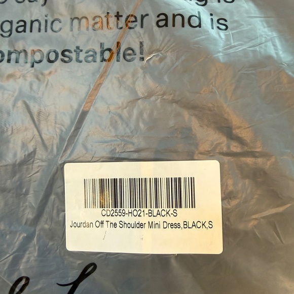 NWT For Love And Lemons Black Off Shoulder Jourdan Dress - Picture 7 of 7